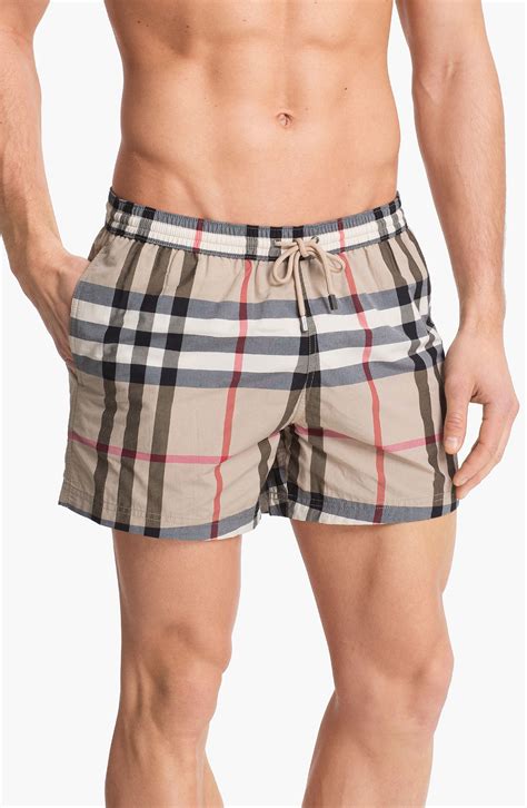 mens burberry swimwear|burberry bathing suit men's.